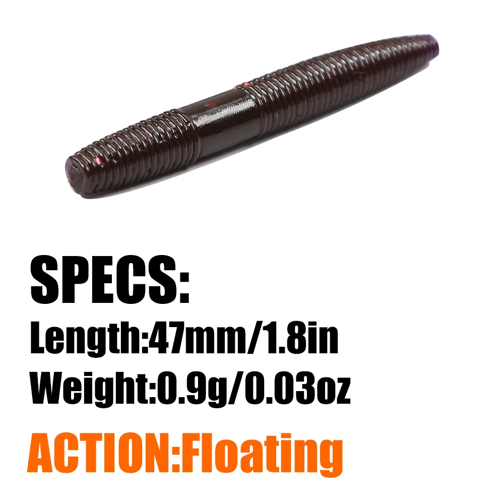 PEAK Senko Stick – Vinilo TPE para Ned Rig Wacky en agua salada
