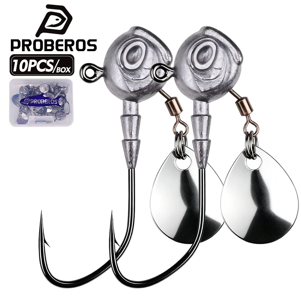 Jig Head Underspin con cuchilla giratoria para swimbait Proberos - imagen 3