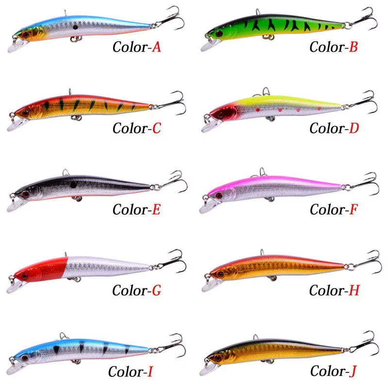 Crankbait flotante con ojos 3D y anzuelos triples