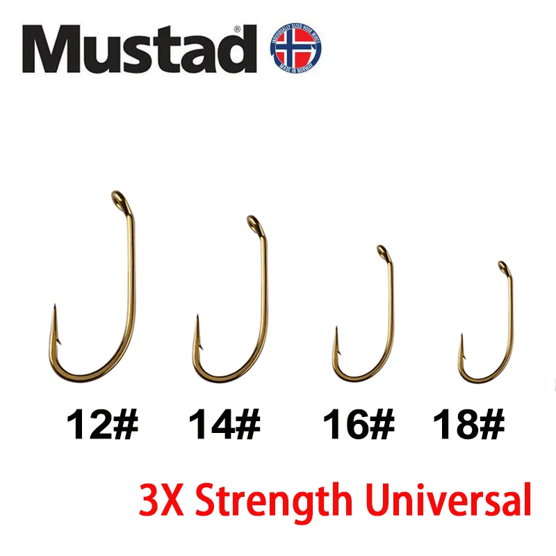 Anzuelos pesca en seco Mustad 3XH con púas bronce para trucha - imagen 2