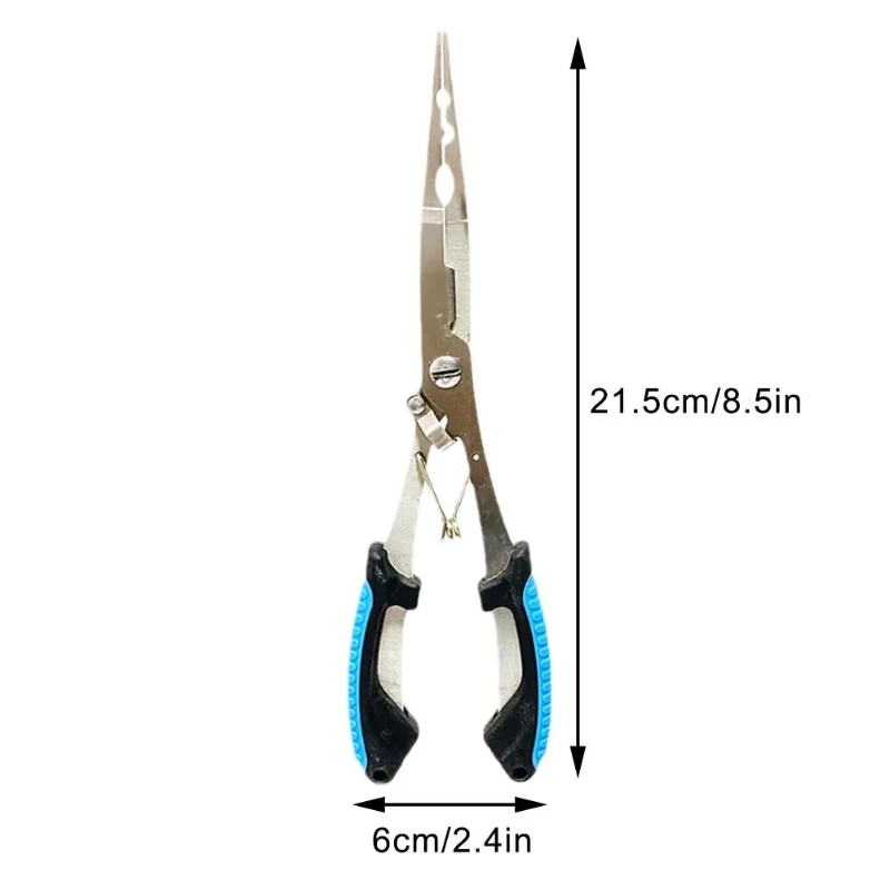 Alicates de pesca Ackibbik acero inoxidable multifunción – pinza y tijeras