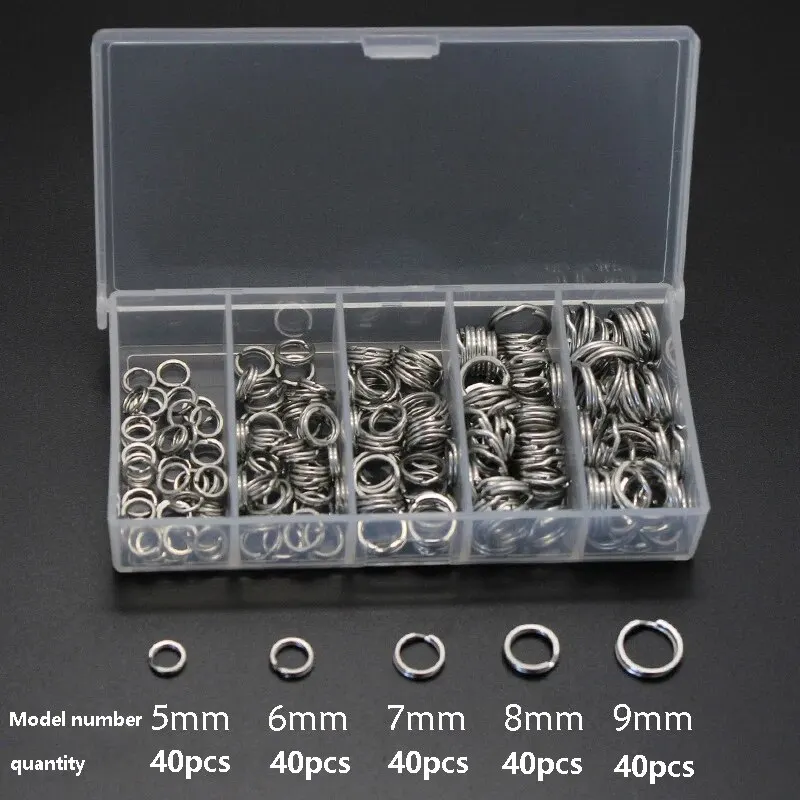 Luya Anillos Dobles Planos para Pesca - imagen 3