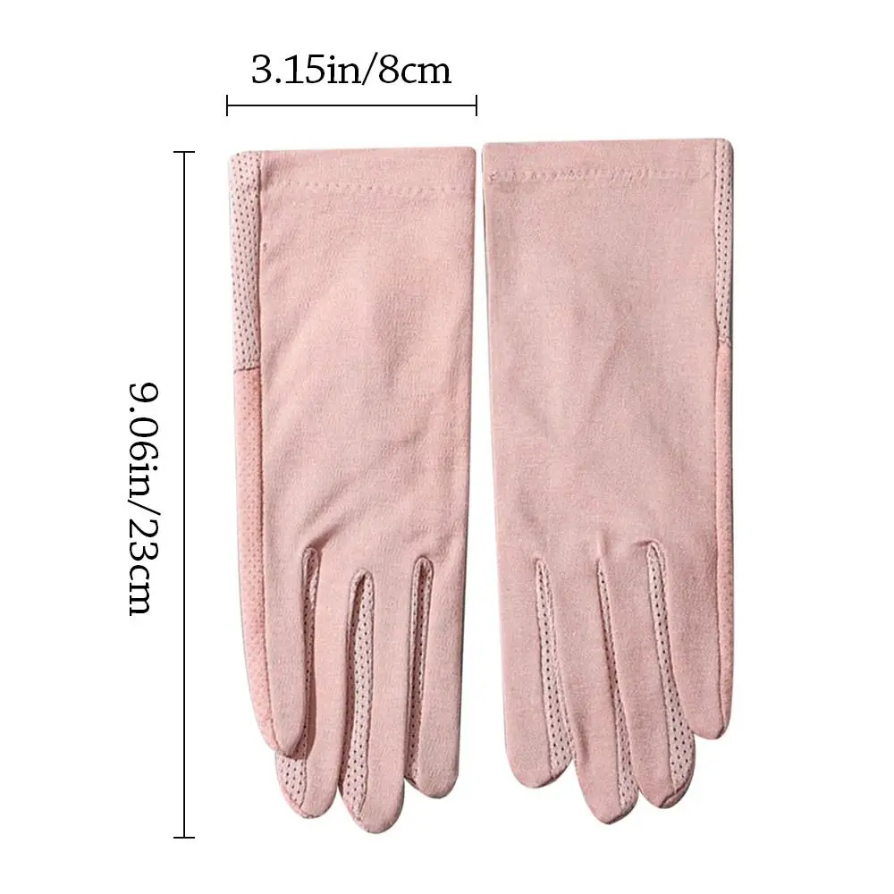 Guantes UV finos con pantalla táctil, antideslizantes, para correr - imagen 4