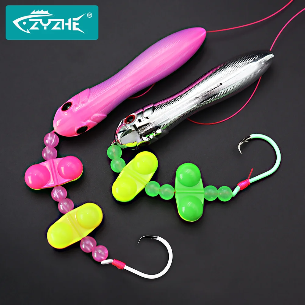 ZYZHE Anzuelos Circulares Luminosos – Pre-atados para pesca de bagre - imagen 3