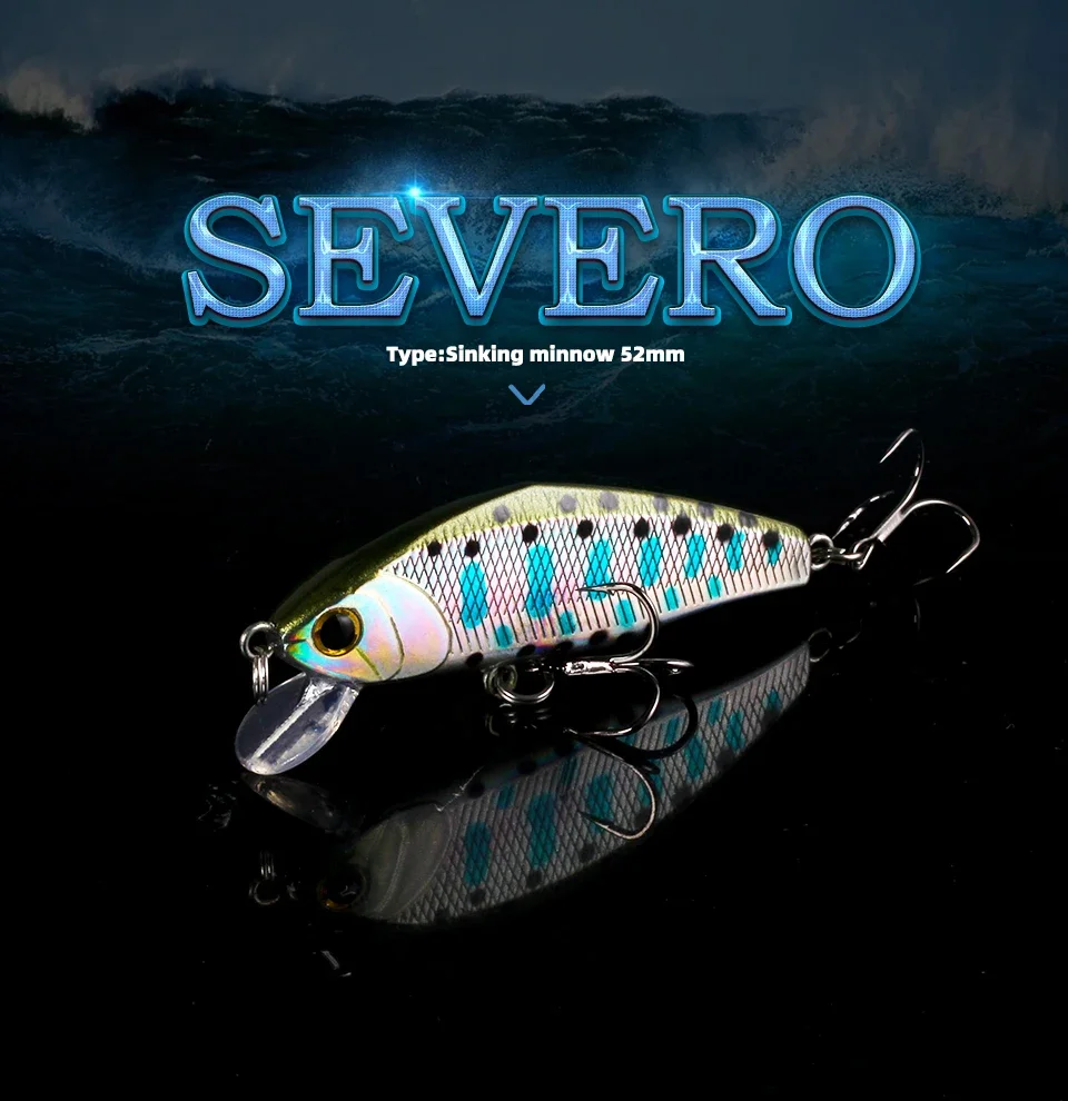 Señuelo minnow hundible LETOYO SEVERO