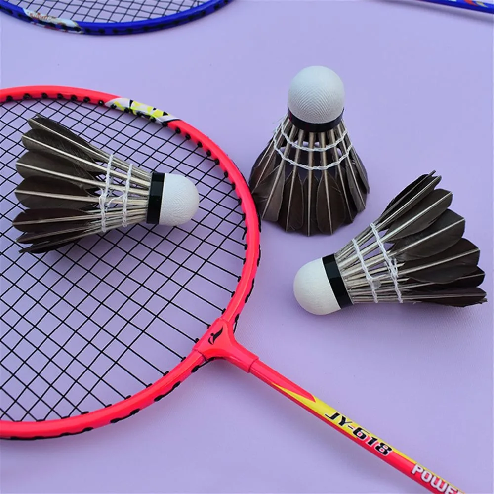 Volantes de bádminton profesionales – Pluma de ganso negro para entrenamiento - imagen 4