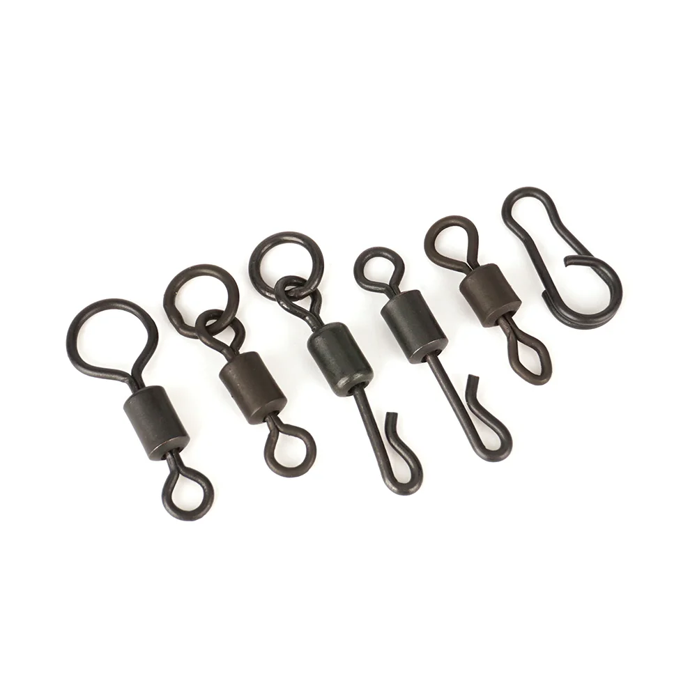 Hirisi Conectores Giratorios para Pesca con Vástago Largo – Carpa - imagen 4