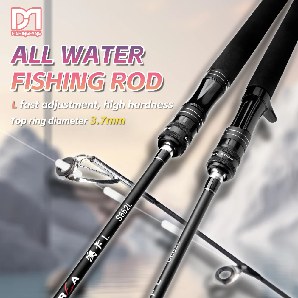 Caña de pescar FISHINGFANS ORCA – carbono y EVA para lubina y galatama - imagen 3