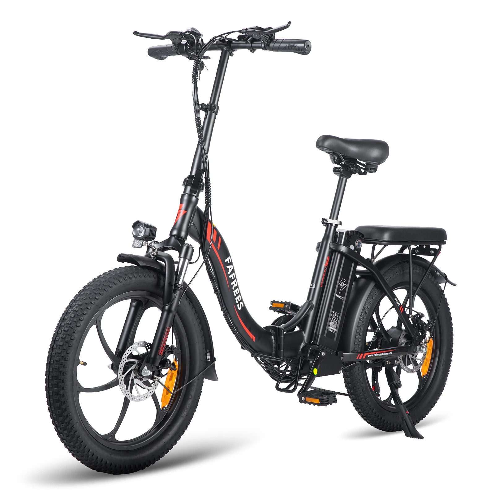 FAFREES F20 Bicicleta Eléctrica Neumático Ancho Frenos de Disco