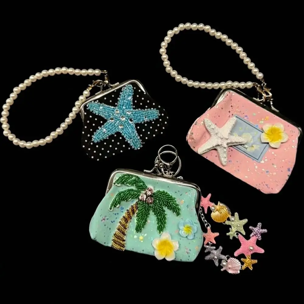 Llavero monedero vintage Y2K de lona, accesorio multifunción - imagen 5