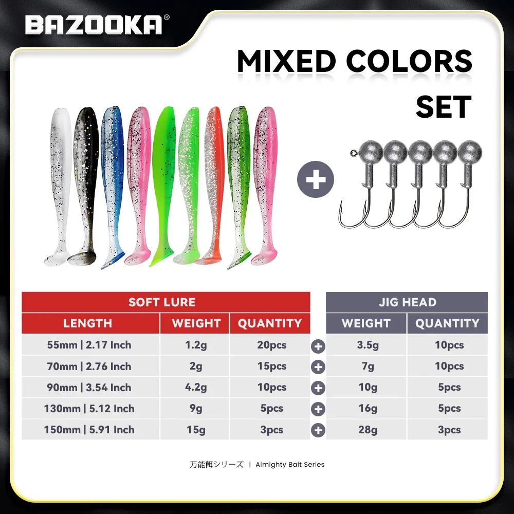 Bazooka Soft Jig – Señuelo de silicona para lubina - imagen 2