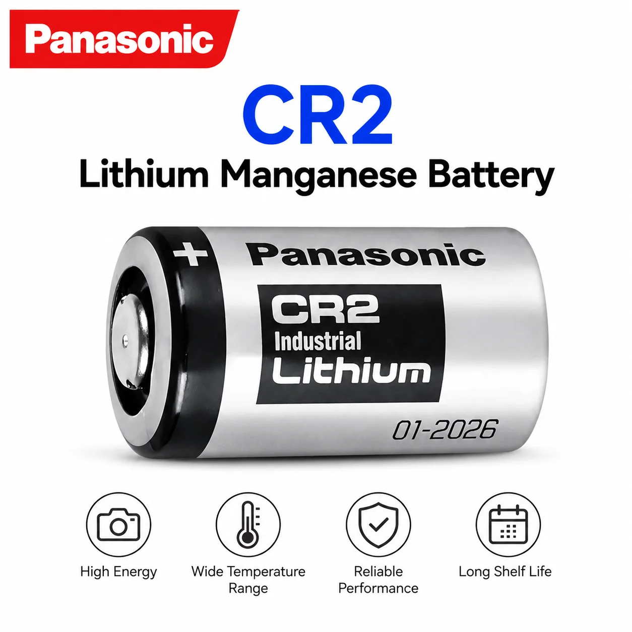 Batería de litio y manganeso Panasonic para cámara Polaroid Mini - imagen 4
