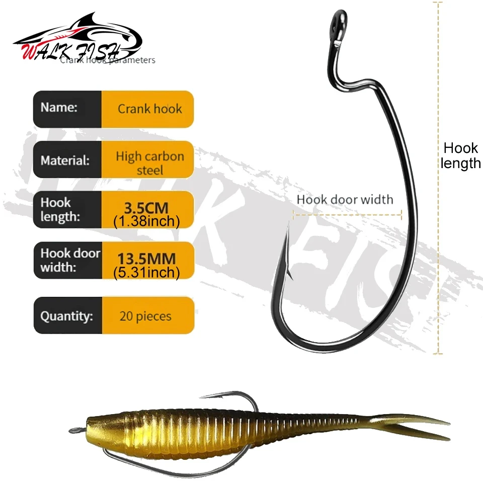 Walk Fish Estuche Profesional de Vinilo para Anzuelos Pesca - imagen 4