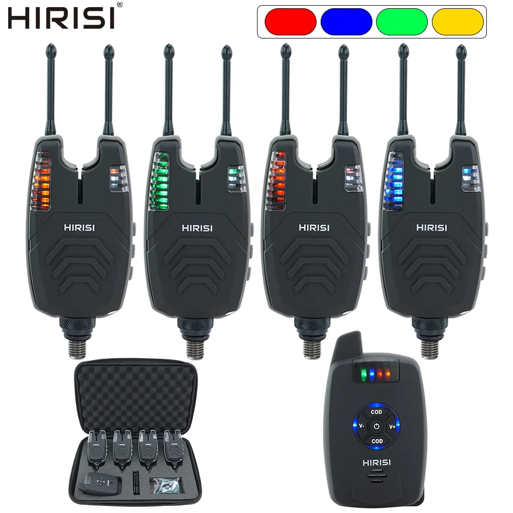 Hirisi SX1 alarmas inalámbricas para pesca de carpa impermeables