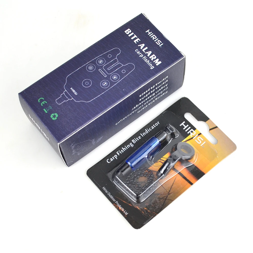 Hirisi alarma de picada para carpa con alerta LED azul ajustable - imagen 4
