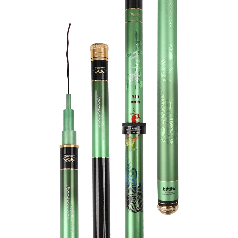 Caña ultraligera de fibra de carbono FISHINGFANS para carpa - imagen 4