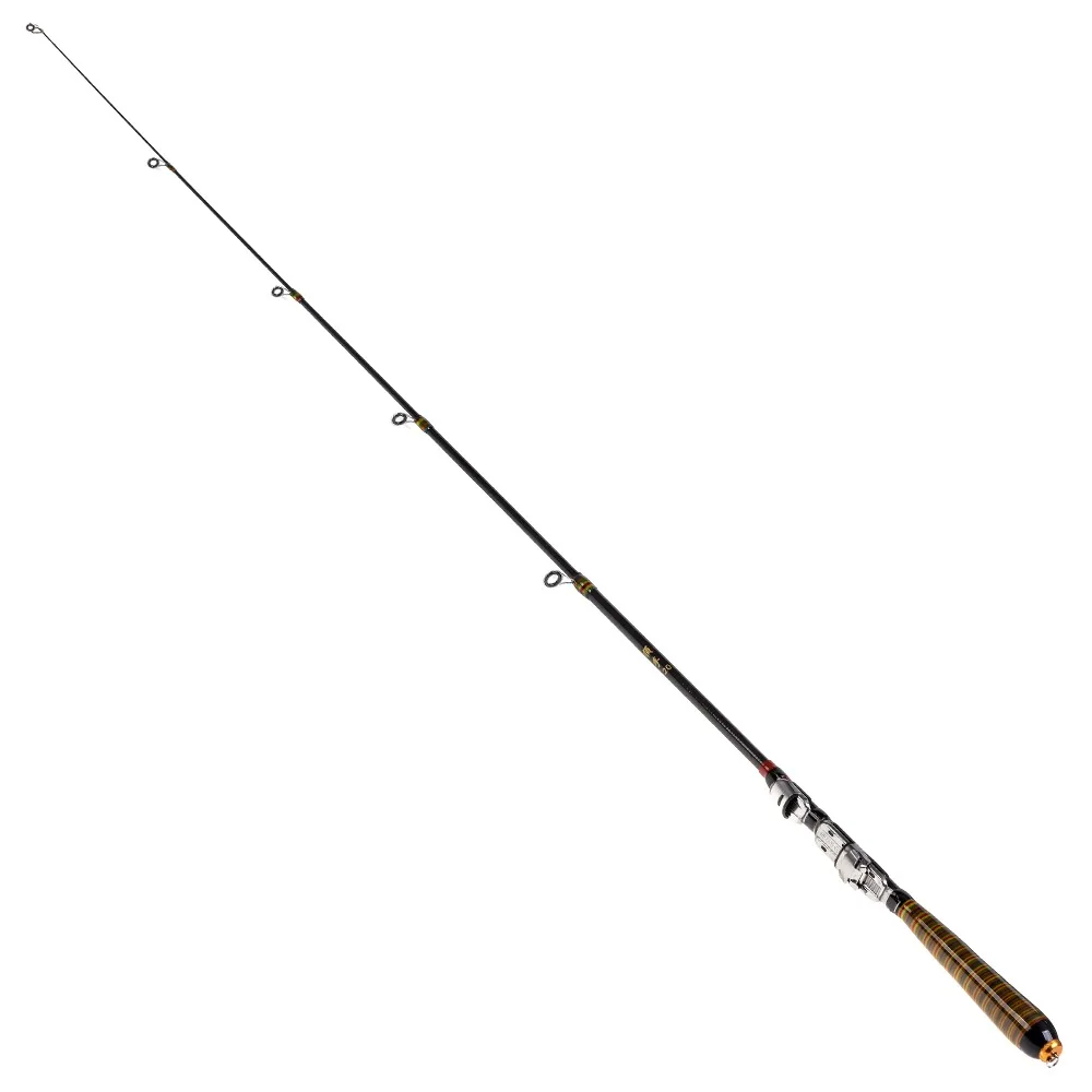 Caña telescópica de carbono portátil para pesca en agua salada - imagen 3