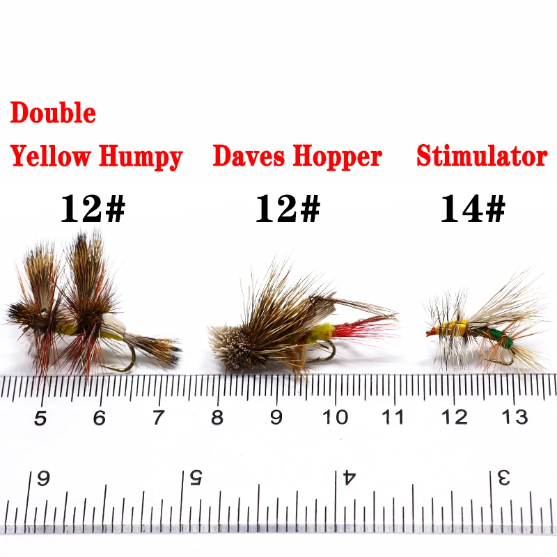Mosca seca para trucha imitación Mayfly Sedges y Hopper - imagen 5