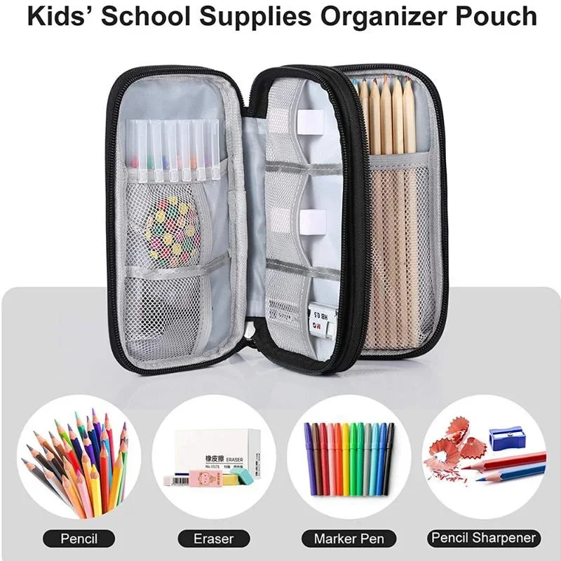 Organizador de cables impermeable doble capa portátil para viajes - imagen 2