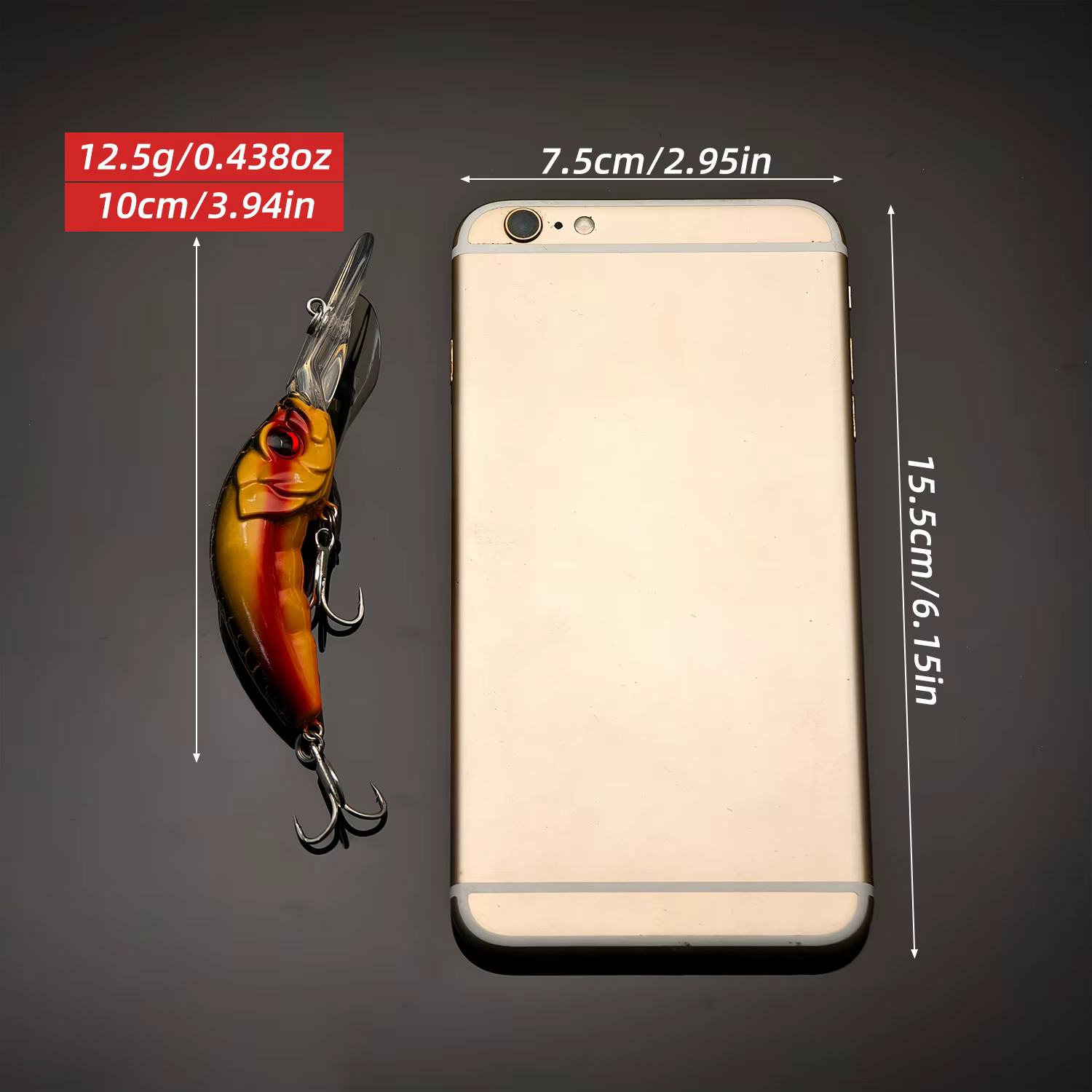 Señuelo Topwater Cranbait ANFS para lubina, lucio jerk minnow - imagen 2