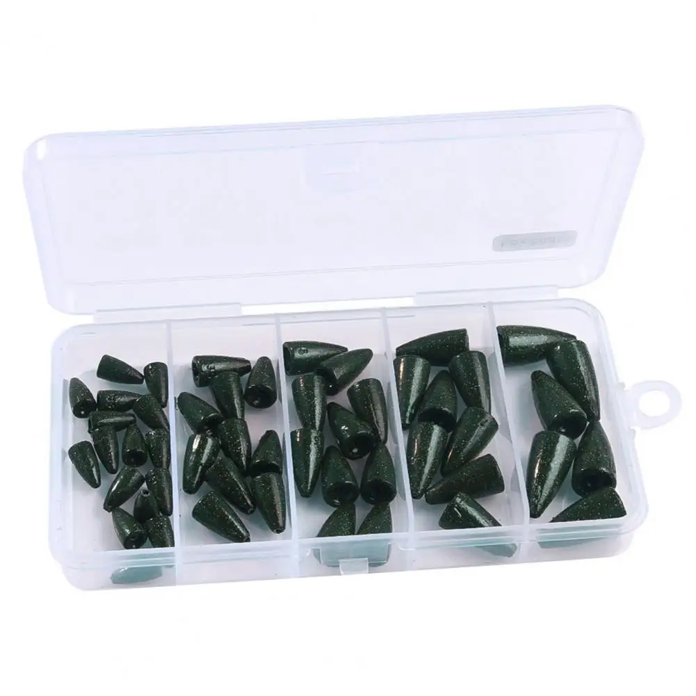 Pesas de pesca plomos bala para Texas Rigs en agua dulce y salada - imagen 5