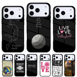 Funda Voleibol iPhone 17/16/15/14/13 Pro Max – Protección Trasera