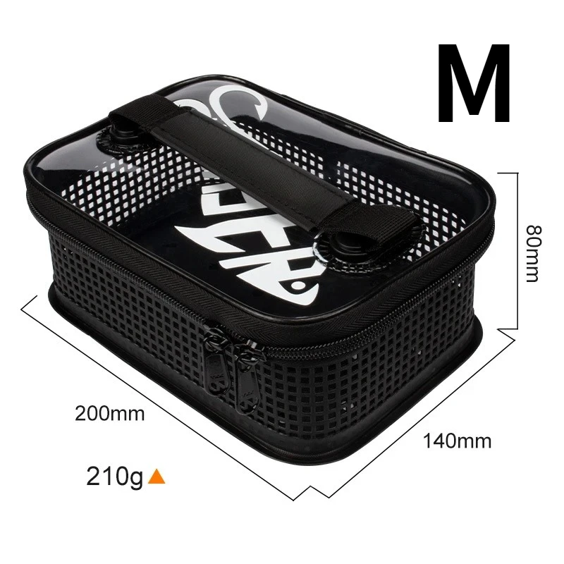 Caja de Pesca Portátil de Malla con compartimentos para señuelos