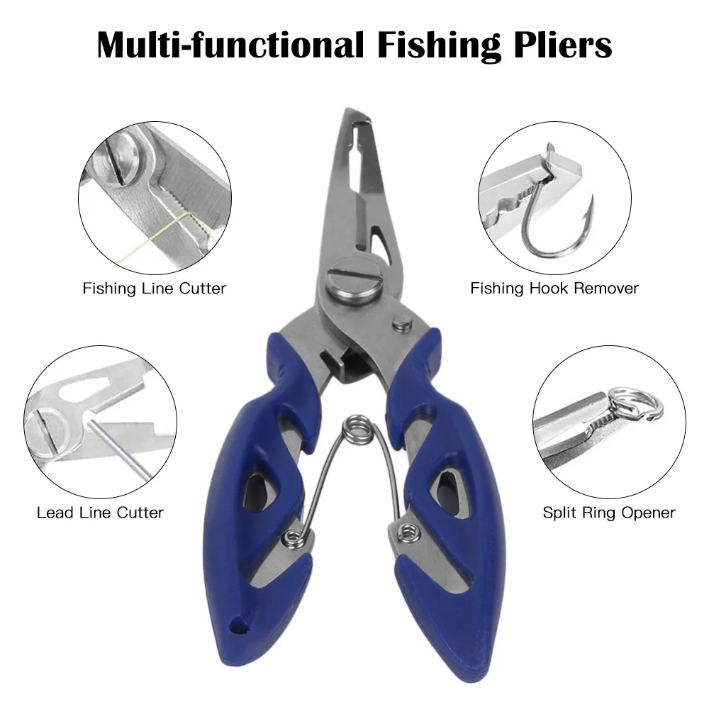 Alicates de pesca con función de corte