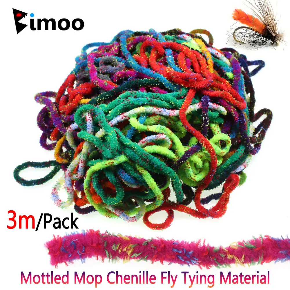 Bimoo Grizzly 3M – Hilo chenilla 6-7mm para atar moscas