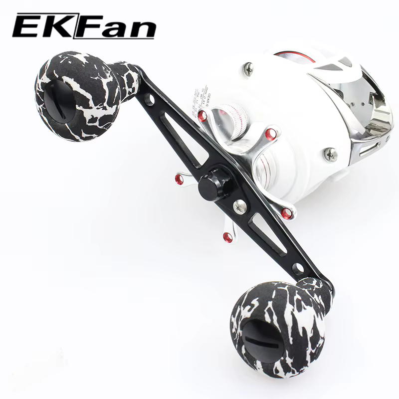 EKfan Perilla de carrete – Aluminio y EVA para mango doble - imagen 3