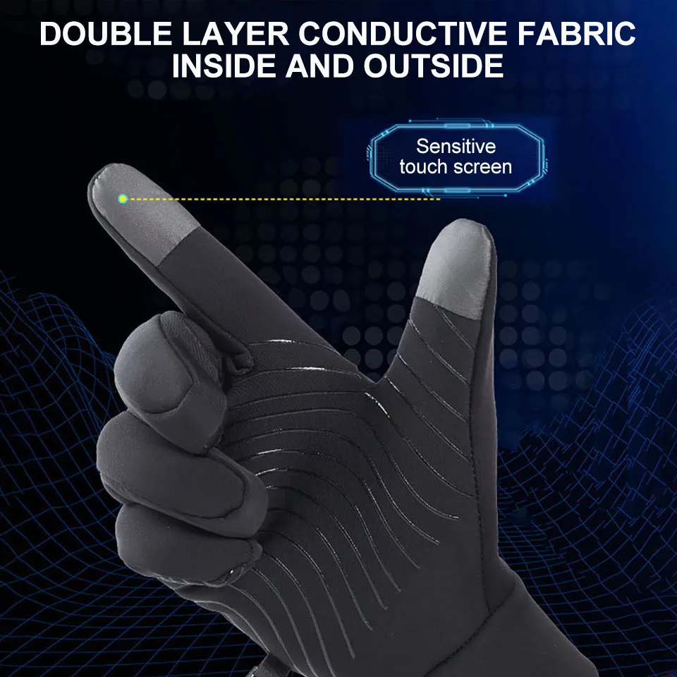 WALK FISH Guantes de pesca antideslizantes – Invierno acolchados - imagen 4