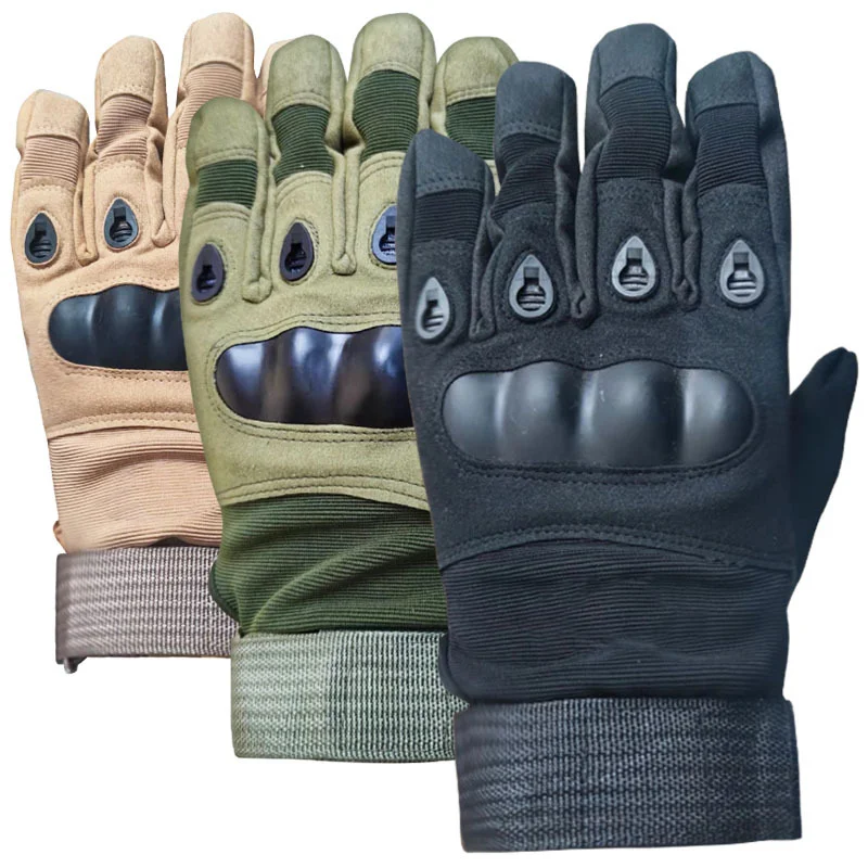 Guantes para caza detalle de camuflaje