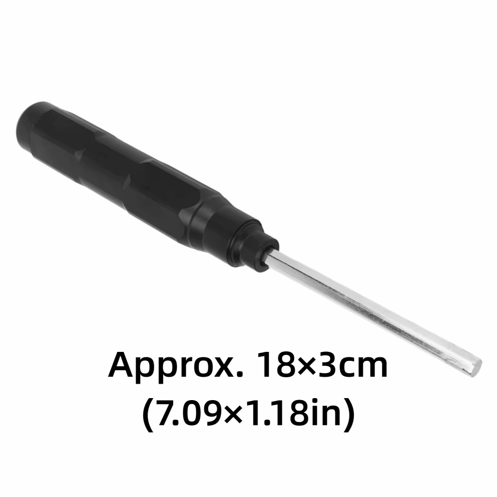 Llave para tornillos de peso de taco de billar vista general