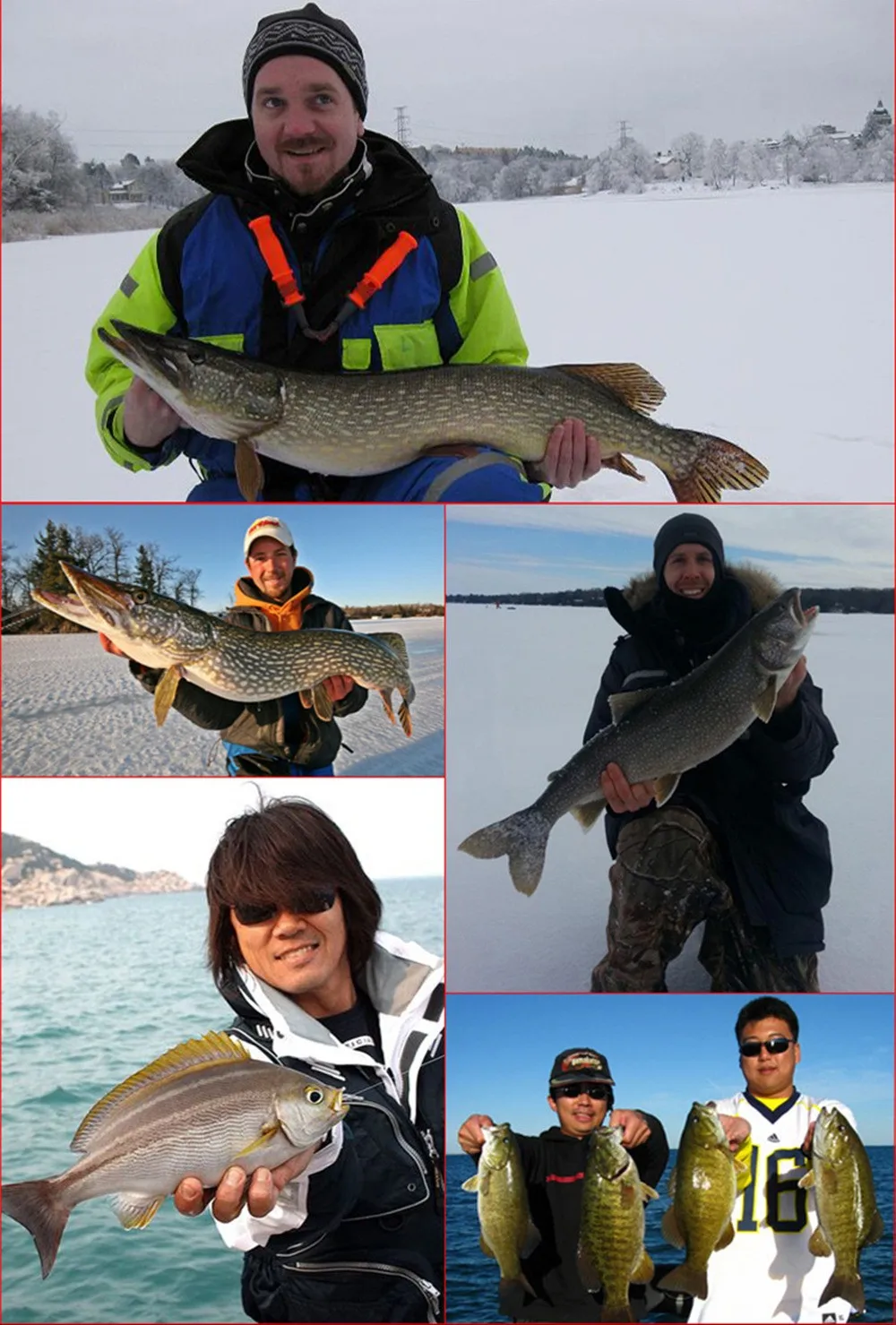 Señuelos tipo minnows y crankbaits con anzuelo triple para lubina - imagen 5