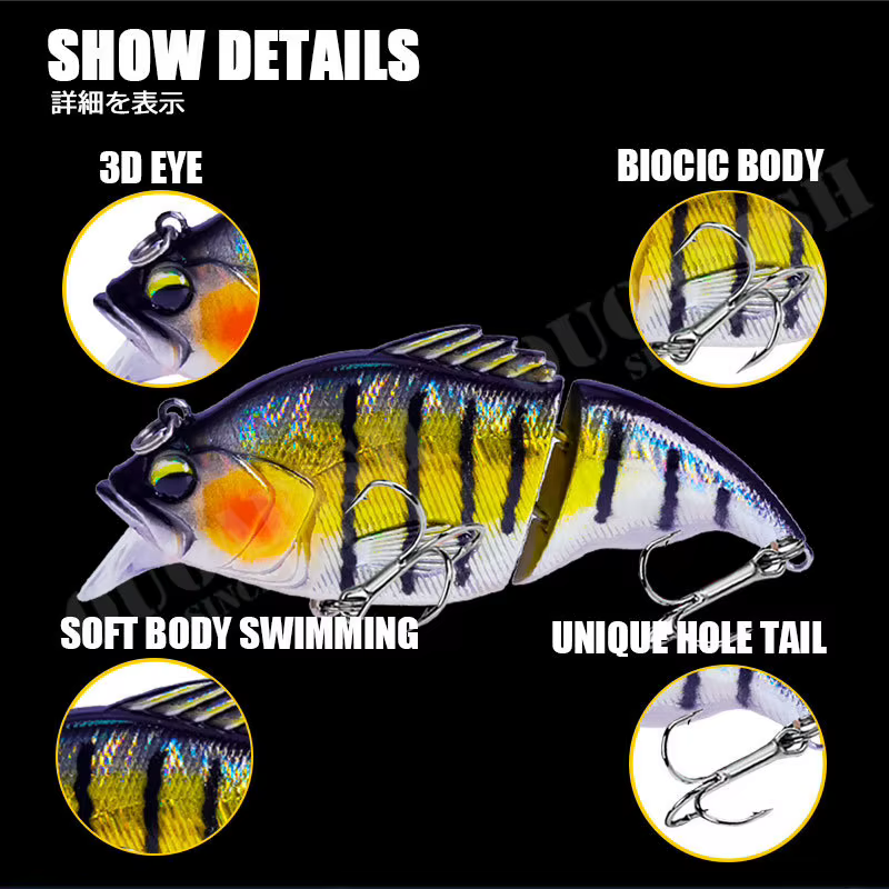 VIB Wobbler Sink 75mm 13g – Para lucio y perca - imagen 4