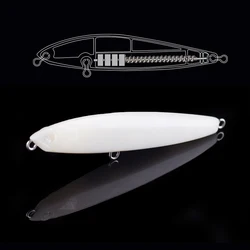 Hanlin Pececillo hundimiento sin pintar – 9g/80mm para lubina