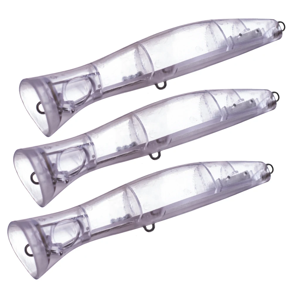 Popper grande sin pintar, ideal para pesca de superficie