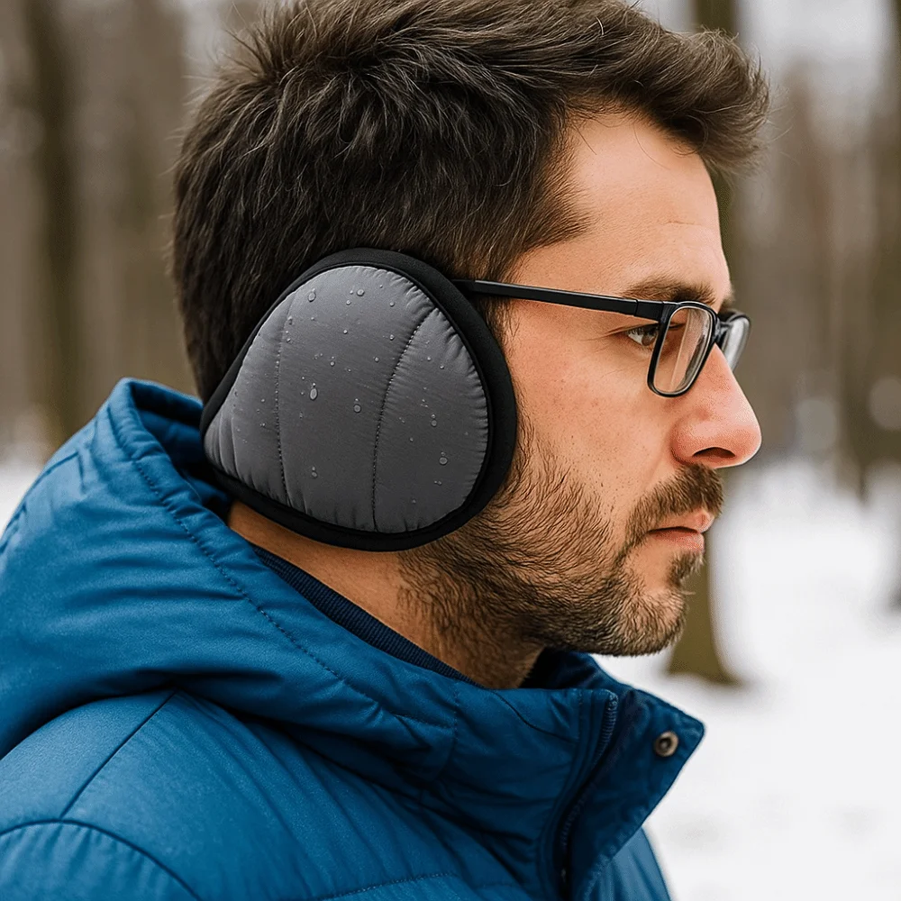 Orejeras de invierno para hombre y mujer listas para usar