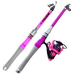 Combo Spinning Lubina: Caña Fibrocarbono 1,5-2,4m + Carrete y Accesorios