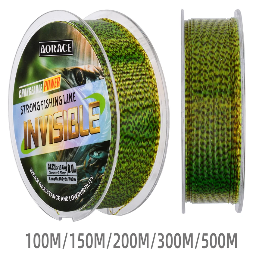 Línea fluorocarbono con carbono para pesca de alta resistencia
