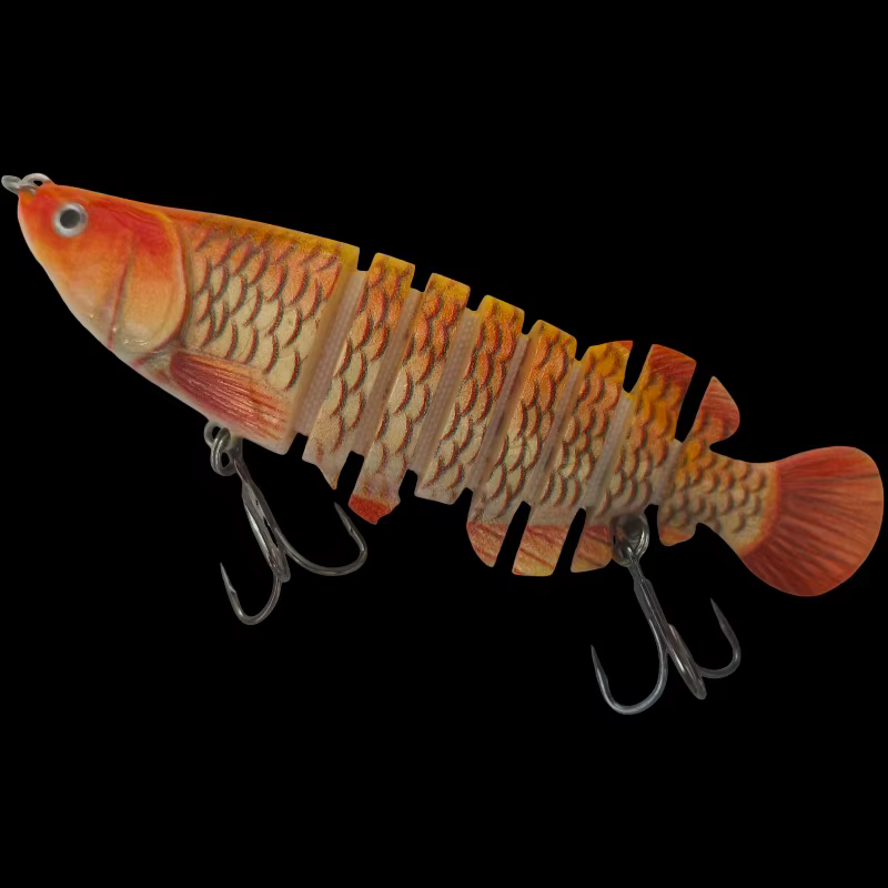 Señuelo articulado con anzuelos triples para pesca 108 mm - imagen 5