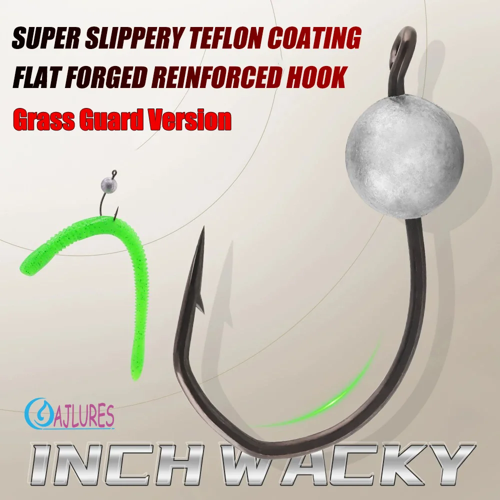 Anzuelos Micro Jig Head teflón antiescape acero alto carbono - imagen 2
