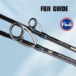 Caña de jigging Rollfish fibra carbono con guías Fuji rápida