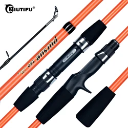 Mini Caña Spinning Biutifu – Carbono Ultraligero para Viaje