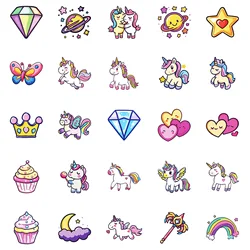 Pegatinas impermeables Disney – Pack 50 unidades con animales y objetos