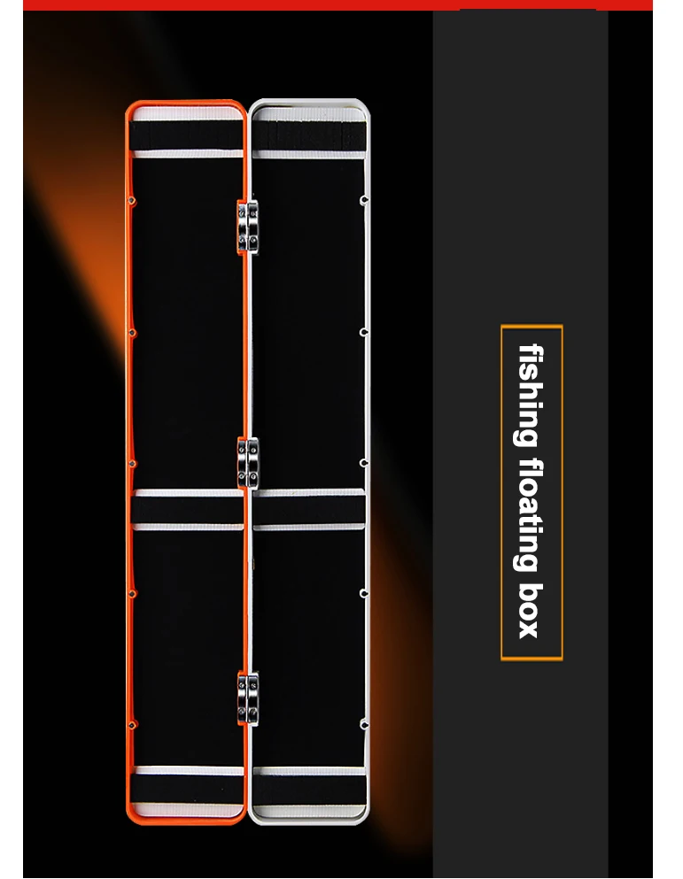 Caja de pesca siendo transportada en mochila