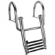 Escalera plegable telescópica de acero inoxidable para barco pontón - imagen 2
