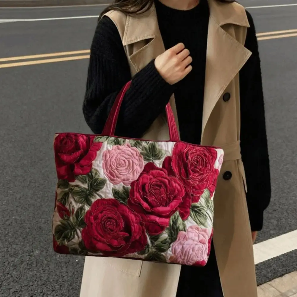 Bolso Tote Vintage bandolera mujer estampado 2D tela Oxford