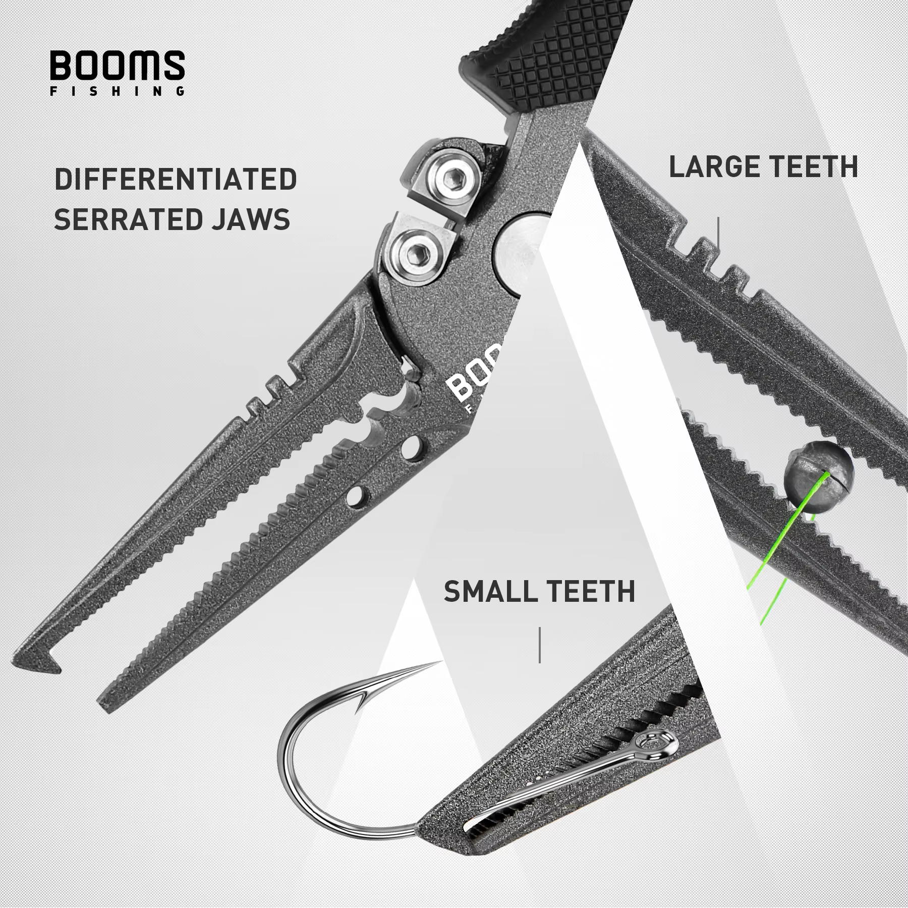 Booms Fishing F07 Alicates de Pesca Multifunción