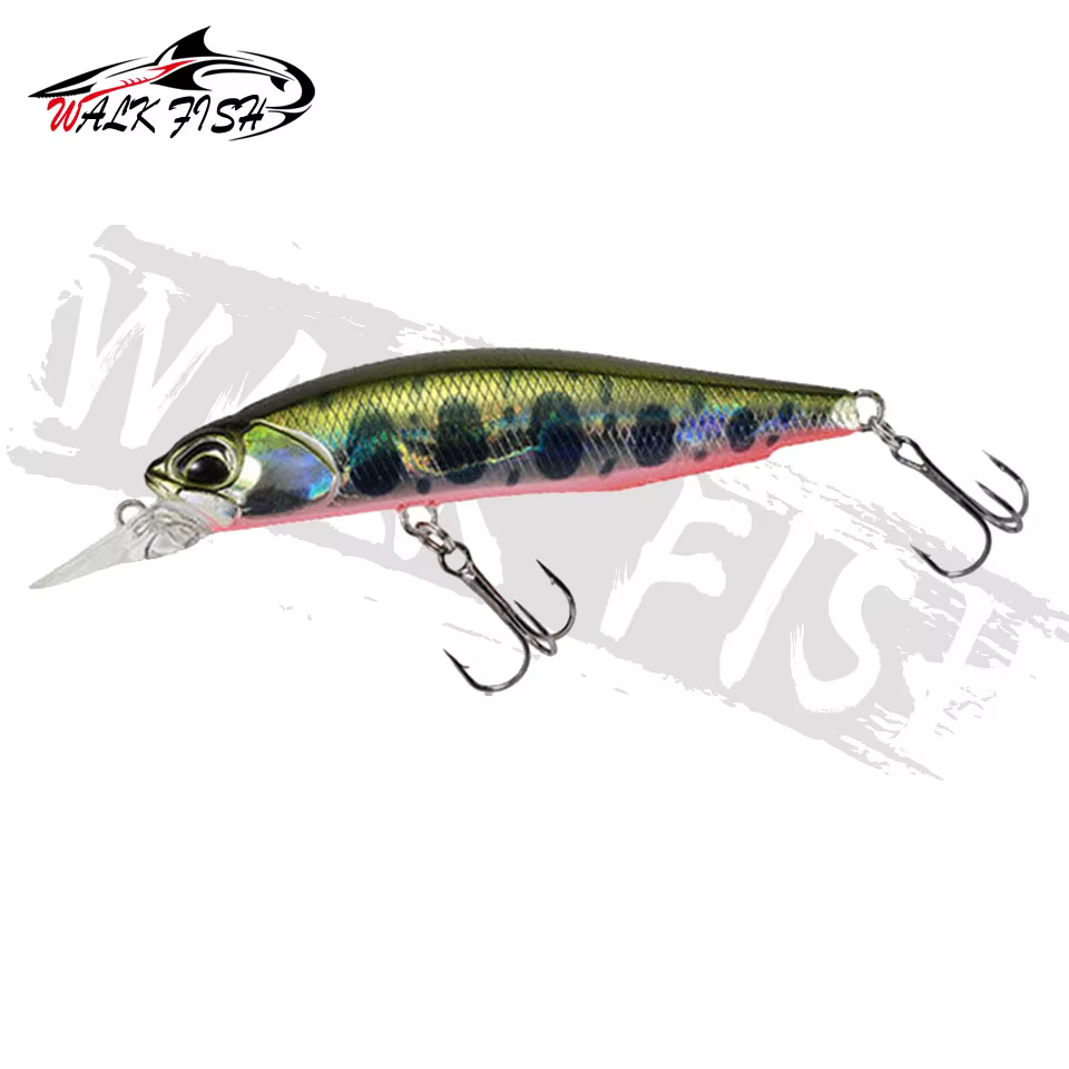 Walk Fish Señuelo suspendido Wobbler pesca profundidad invierno - imagen 3